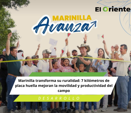 Marinilla transforma su ruralidad: 7 kilómetros de placa huella mejoran la movilidad y productividad del campo