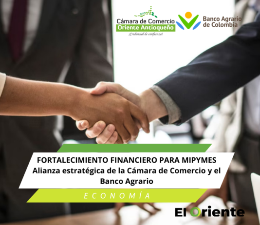 Alianza estratégica en Oriente Antioqueño: Cámara de Comercio y Banco Agrario lanzan convenio para condonar hasta 12 puntos en tasas de interés