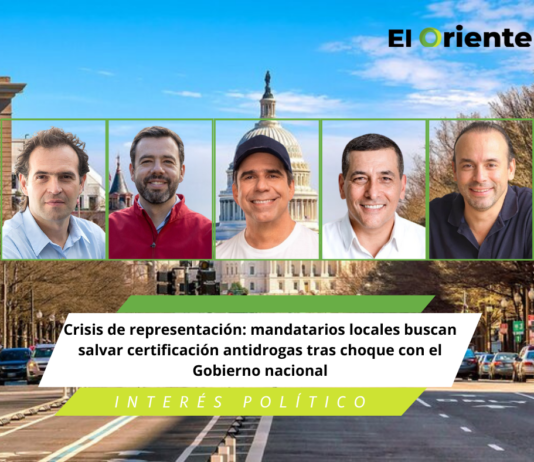 Crisis de representación: mandatarios locales buscan salvar certificación antidrogas tras choque con el Gobierno nacional