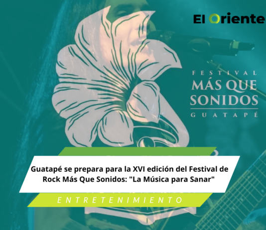 Guatapé se prepara para la XVI edición del Festival de Rock Más Que Sonidos: “La Música para Sanar” convoca a bandas emergentes del Oriente antioqueño