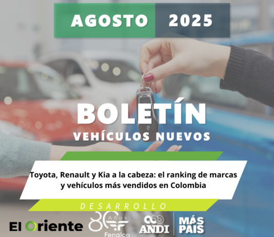 Toyota, Renault y Kia a la cabeza: el ranking de marcas y vehículos más vendidos en Colombia