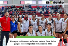 Rionegro brilla como anfitrión: exitosa Final de los Juegos Intercolegiados de Antioquia 2025