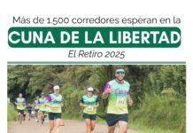 Más de 1500 corredores se esperan para la carrera atlética ‘‘Cuna de la Libertad’’, El Retiro 2025