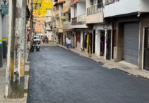 Escuadrón Vial repavimentó vías urbanas estratégicas en El Santuario