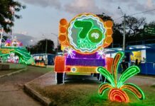 LOS ALUMBRADOS DEL PASEO DEL RÍO RINDEN HOMENAJE A EPM POR SUS 70 AÑOS DE SERVICIO