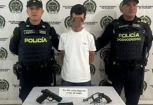 Policía ha incautado 84 armas en Rionegro durante 2025: diciembre deja seis incautaciones y cinco capturados