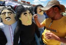 Una vereda de Rionegro mantiene viva la tradición del Año Viejo con la producción de hasta 2.000 muñecos