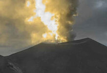 Volcán Puracé completa un mes en alerta naranja por actividad sísmica y emisiones de gases