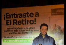 El Retiro completa 12 pórticos de seguridad tras instalar uno nuevo en el sector El Tablero