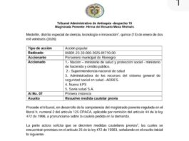 Tribunal Administrativo de Antioquia decreta medidas cautelares para proteger la red hospitalaria de Rionegro