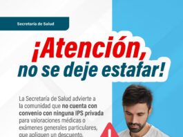 Alcaldía de Rionegro alerta por posibles estafas en falsas jornadas de salud