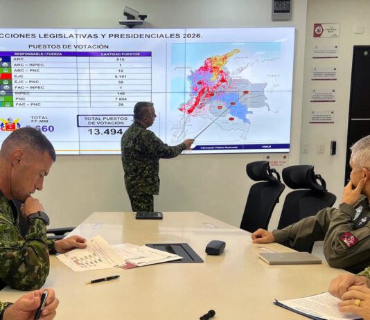 Gobierno nacional despliega 126.000 militares para garantizar seguridad de elecciones legislativas.