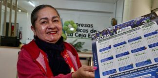 Empresas Públicas de La Ceja inicia la entrega del calendario de pared 2026 a sus usuarios.