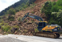 Remoción de 60.000 metros cúbicos de tierra en la vía Medellín–Bogotá tardaría hasta cuatro días