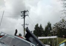 Caos en el ingreso a Guarne: Volqueta se hunde en sector La Bomba y obliga al cierre total