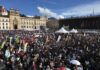 Pulso por el “Salario Vital”: Multitudinaria marcha en Bogotá respalda aumento de Petro