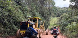 Las lluvias afectaron la intervención de la vía La Playa–San Rafael en La Ceja: así avanzan las obras.