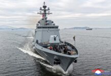 Amenaza en el mar: Kim Jong-un supervisa lanzamiento de misiles desde su nuevo destructor nuclear