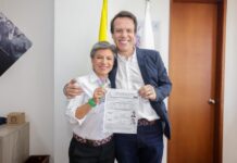 Rumbo a la Casa de Nariño: Claudia López inscribe su candidatura junto a Leonardo Huerta