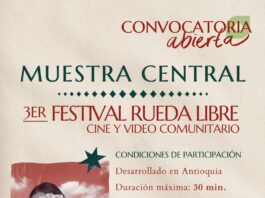 Cine con sello local: abre convocatoria para el III Festival Rueda Libre en La Ceja