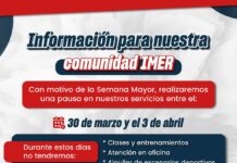 IMER suspende actividades deportivas en Rionegro por Semana Santa