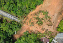 Continúa cierre total en la autopista Medellín-Bogotá por masivo deslizamiento en San Luis