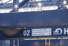 Puerto Antioquia recibe reperfiladora para fortalecer operación del Metro de Medellín