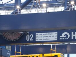 Puerto Antioquia recibe reperfiladora para fortalecer operación del Metro de Medellín