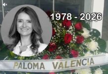 Amenazan a Paloma Valencia con corona fúnebre en plena campaña presidencial