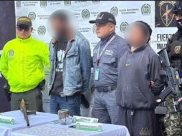 Capturan a dos presuntos integrantes del “Clan del Golfo” en operativos de seguridad en Rionegro