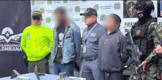 Capturan a dos presuntos integrantes del “Clan del Golfo” en operativos de seguridad en Rionegro