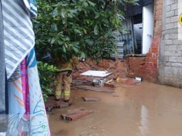 Múltiples emergencias provocadas por las fuertes lluvias fueron atendidas por las autoridades de Marinilla