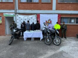 Capturan en Rionegro a seis presuntos integrantes del Clan del Golfo señalados de varios homicidios