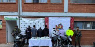 Capturan en Rionegro a seis presuntos integrantes del Clan del Golfo señalados de varios homicidios