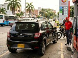 Sube la gasolina en Colombia: nuevo aumento de $400 desde mayo