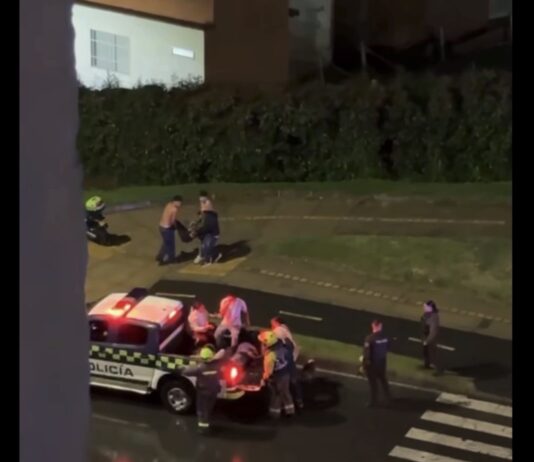 Violento altercado entre familias en Rionegro dejó cinco personas heridas