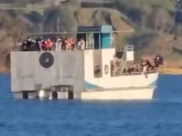 Turista desapareció tras caer al agua durante fiesta en planchón en el embalse de El Peñol