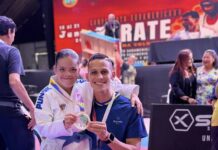 La cejeña Laura Susana Vallejo hizo historia al conquistar el oro suramericano en Para Karate
