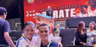 La cejeña Laura Susana Vallejo hizo historia al conquistar el oro suramericano en Para Karate