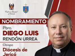 De Rionegro al episcopado: Diego Luis Rendón fue nombrado obispo de Jericó